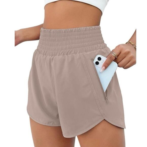 BMJL Women's Athletic Shorts High Waisted Running Short with Pocket 2.5" - Picture 1 of 8